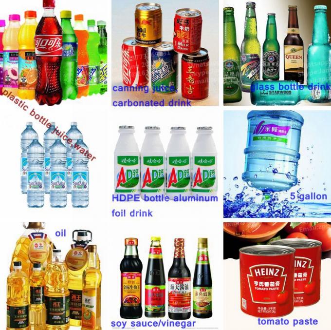 Sodawater/Sprankelende van het de Drankglas van het Aromasap het Flessenvullenmachine 2000BPH 7